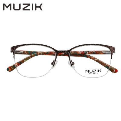 China JS032 Custom Popular Unisex Metal Men's Factory Price Fashion Optical Glass Eye Glass Frame for sale