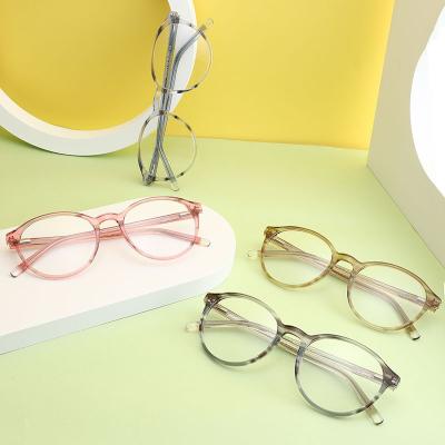 China New Fashion Prescription Women's Acetate Glasses Spectacle Frames Optical Lenses RGA073 for sale