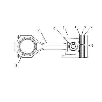 China 1684531 Body A Engine 168-4531 Ring 9T2306 Pump Group Piston Cylinder Liner 9T-2306 zu verkaufen