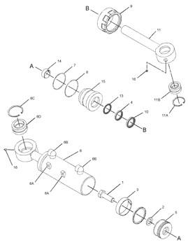 중국 4T-6895 Ring 4T6895 Pump Gp Piston 416 Engine 0R-1694 Cylinder Liner 0R1694 Cyl Kit 판매용