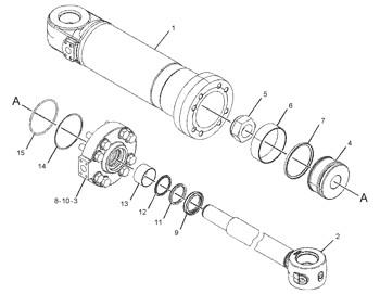 China Tak-9111 Ring Tak9111 Piston Liner Kit Engine 244-4509 Cylinder Liner 2444509 Piston zu verkaufen