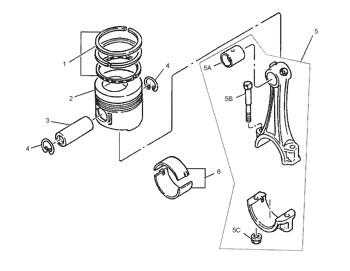 Cina 297-7752 Engine 1053635 Pump Group Piston Cylinder Liner 2977752 Piston Ring 105-3635 in vendita