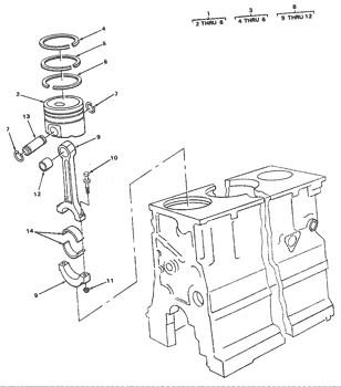 Cina 9N-5250 Ring 9N5250P Body Piston W/Pin Engine 212-7596 Cylinder Liner 2127596 Body As in vendita