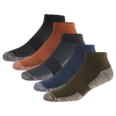 China Wholesale Antibacterial Breathable QUICK DRY Men Knock Cotton Ankle Sports Custom Copper Socks for sale