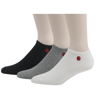 China Cotton Sporty Summer Embroidered Plain Ankle Socks Custom 3 Pair Women 100 Cotton Socks for sale