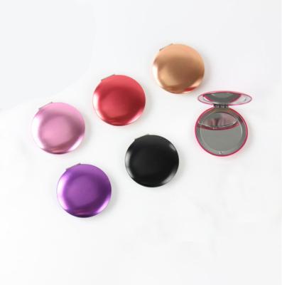 China Mini Colorful 1X Magnifying 2X Magnifying Handheld Mirror, Custom Logo Pocket Makeup Mirror for sale