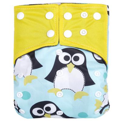 China Cheap Reusable Washable Leakproof Adjustable Size Bamboo Printed Sleepy Diapers Embroidered Miracle Baby Diaper Baby Diaper for sale