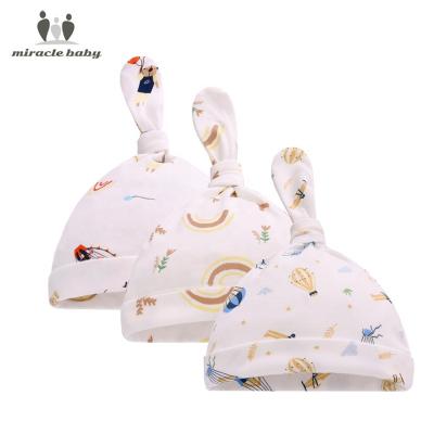 China Wholesale Cotton Nursery Beanie Baby Hat High Quality Soft Cute Hospital Eco-friendly Comfortable for sale