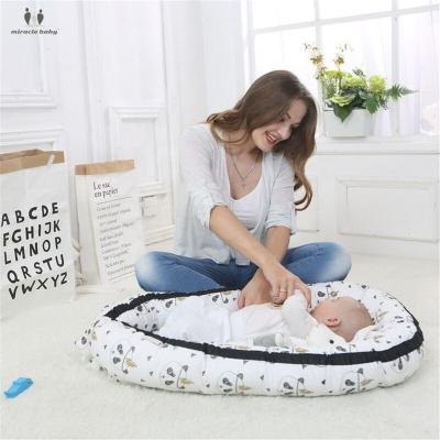 China Eco-friendly Materials Baby Nest Crib For Bed - Cloud Design Baby Co-sleep Hutches And Cribs Sofa Cushion Soft 100% Cotton Newborn Crib for sale