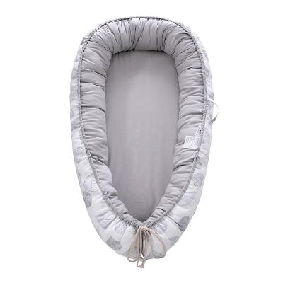 China Eco-Friendly Materials Cheap Baby Sofa With Handle Removable And Washable Newborn Sofa Soft Support Baby Nest Sleep Baby Nest for sale