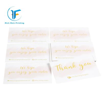 China Recycled Materials Thank You Business Cards Cheapest Customized Business Cards Business Card Thank You Business Card With Your Logo for sale