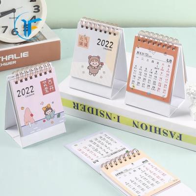 China Cmyk 2022 Table Calendar Full Color 365 Day Advent Calender Desktop for sale