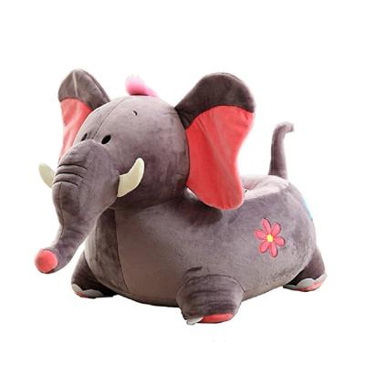 China Contemporary For Baby Luxury Elephant Plush Cushion Animal Sofa Chair for sale