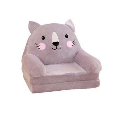 China Contemporary 1.5 Kg 50*40*47cm Plush Fabric PP Cotton Baby Sofa Seat for sale