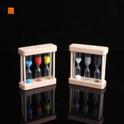 China Gift/Timing/Decoration China Supplies Tea Sand Timer Glass 1 Hour Sand Timer 30 Seconds 3 5 Mini Wood Sand Timer for sale