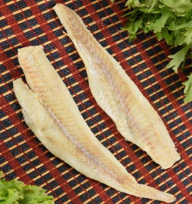 China Low Fat Dried Salted Fish Band Alaska Pollock Fillets for sale