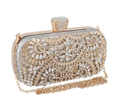 China New 2021 Diamond Europe Dinner and America Ladies Handbag Diamond Banquet Dress Clutch Bag Party for sale