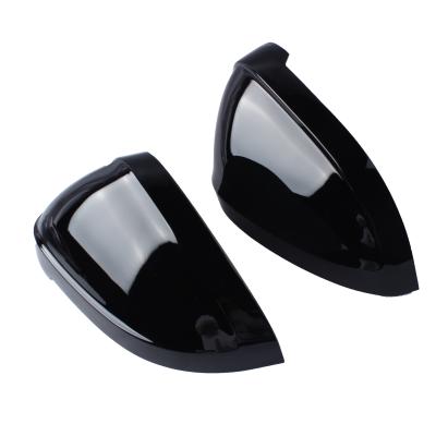 China 1:1 Replacement As Full Original Bright Black Replacement With Clips Car Door Side Mirrors Cover Rear View Mirror Cover For Audi A4 S4 B9 A5 S5 RS4 RS5 for sale