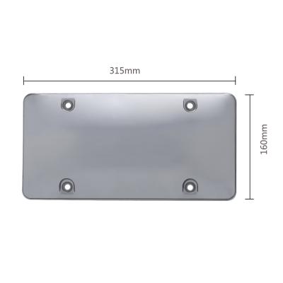 China Car Decoration Smoke License Plate Tag Frame Cover Shield Car Truck for sale