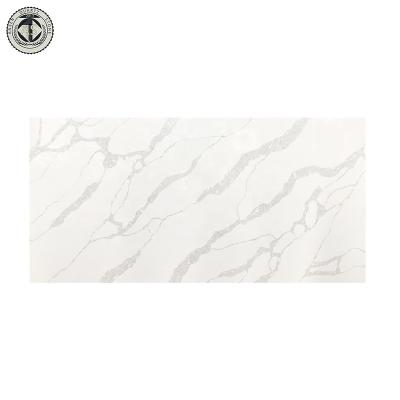 Cina US Market Artificial Stone Slab Quartz Stone Calacatta Countertop Silica Quartz Stone in vendita