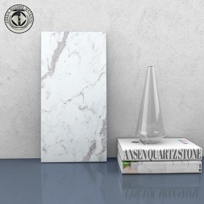 China Wholesales Calacatta Series White Artificial Quartz Stone Calacatta Countertops Quartz Vanity Counter Top for sale