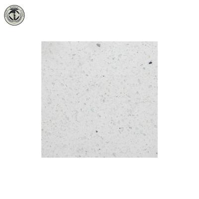 Κίνα Popular White Artificial Quartz Stone Slab Sparkly Dining Table Top προς πώληση