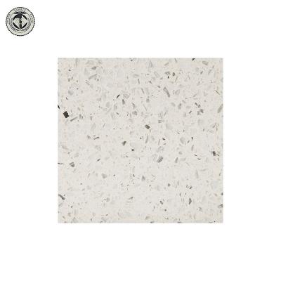 Κίνα Artificial Stone AS-G002 White Galaxy Sparkly Countertop White Mirror Fleck Quartz Stone Glass Countertop προς πώληση