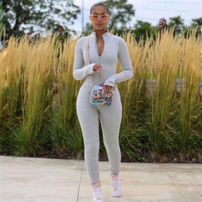 China Newest Anti-wrinkle Design Good Quality Women Fashion Clothes Long Sleeve Overalls And One Piece Jumpsuit Women Rompers for sale