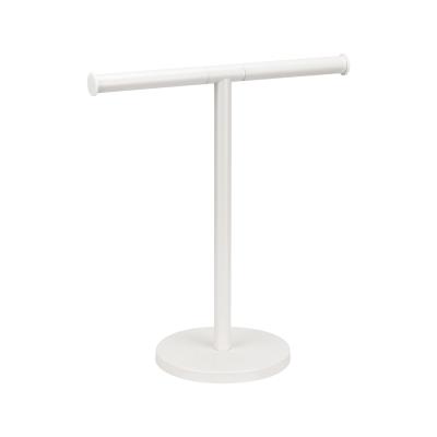 China Fashion Kitchen Stainless Steel Towel Rack White Free Standing Hand Towel Rack for sale