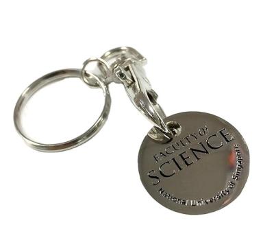 China Popular Promotional Gifts Brand Charm Enamel Tag Metal Key Chains Custom Metal Coin Key Chains for sale