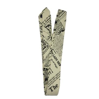 China Natural Wholesale Neckties Cheap Cotton Skinny Ties for sale