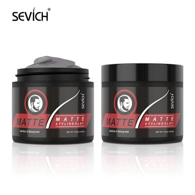 China Private Label Organic Sleek Hair Wax Matte Hair Styling Clay Long Lasting Hair Styling Wax for sale