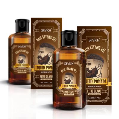 China New Non-Specific Liquid Pomade Men During Hair Styling Gel Moisturizing Effect Private Label for sale