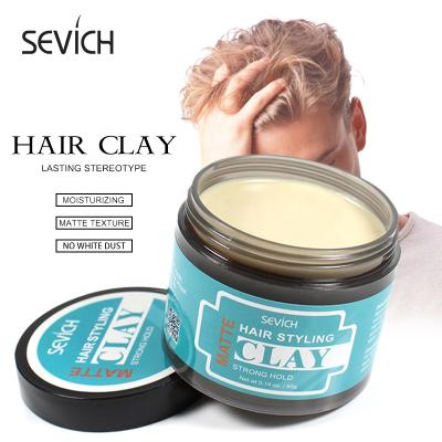 Κίνα Private Label OEM 80g Non-Specific Finished Hair Styling Wax Matte Men Hair Clay προς πώληση