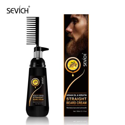 China DEEP CLEANSING OEM Customized Beard Balm Natural Relaxing Professional Beard Care Styling Straight Beard Cream for sale