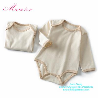 China Wholesale Cotton Comfotable Newborn Baby Onesie 100% Newborn Baby Clothes Long Sleeve Romper Jumpsuit Baby Rompers for sale