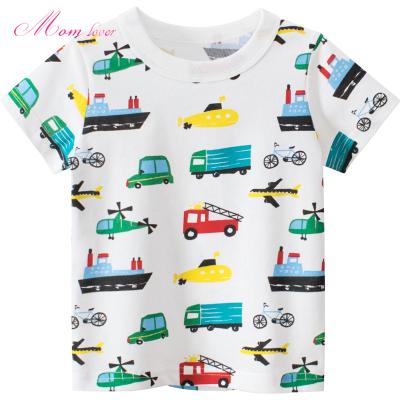 China QUICK DRY T-shirt cotton kids boys shirts summer cartoon children tales clothes baby boy T-shirt for sale