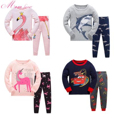 China Breathable 100% Cotton Pajamas Sets Children's Pajamas Sets Girls Sleepwear Children's Clothing Pajamas Children's Pajamas for sale