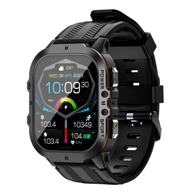 China C26 Blood Oxygen Smart Watch 1.96 Inch AMOLED Screen Sport Heart Rate Smartwatch BT Call for sale