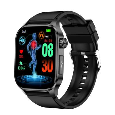 China ET580 Smart Watch 2.04 Inch AMOLED SOS Heart Rate Uric Acid BML Smartwatch for sale