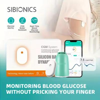 Cina Monitor di glucosio continuo portatile per la casa Prelievo di sangue indolore con piccola trasmissione Bluetooth in vendita