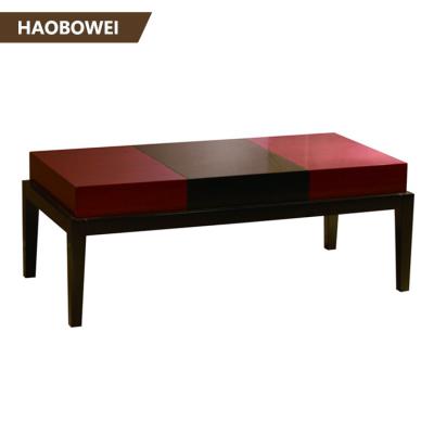 China New Design Adjustable Modern Apartment Hotel Lobby Furniture Wooden Coffee Table (Other) for sale