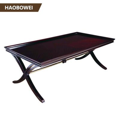 China (Other) new hotel adjustable classic wooden coffee table for sale for sale