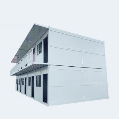 China Low Cost Modern High Quality Prefab Modular Flat Pack Container Double House For Office for sale