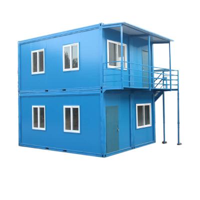 China 2022 Modern High Quality Luxury Large Capacity Double Storey Prefab Container House for sale