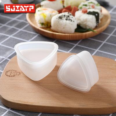 China Amazon Hot Viable Hot Japanese Mold Baby Snacks Seaweed Triangle Rice Ball Diy Sushi Set 2 Pieces Sushi Tools for sale