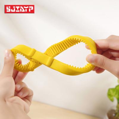 China Tiktok Viable Hot Sale Multifunctional Jar Opener Can For Kitchen Accessories Can Opener With Magnet Silicone Can Opener for sale