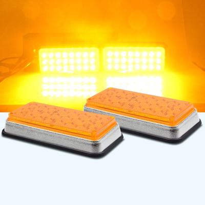 China High Quality Road Traffic Safety Warning 24 Watts Engineering Vehicle Trailer Rescue Light Super Bright Led Warning Light Turn Signal Yellow Light for sale