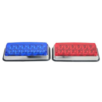 China Flashing red 12v/24v blue led lighthead led surface light led strobe lighthead for sale