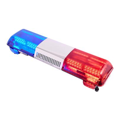 China 12v/24v 132w Red Blue Strobe Warning Long Row Light Led Ambulance Flash Emergency Portable Led Warning Light 3000H for sale